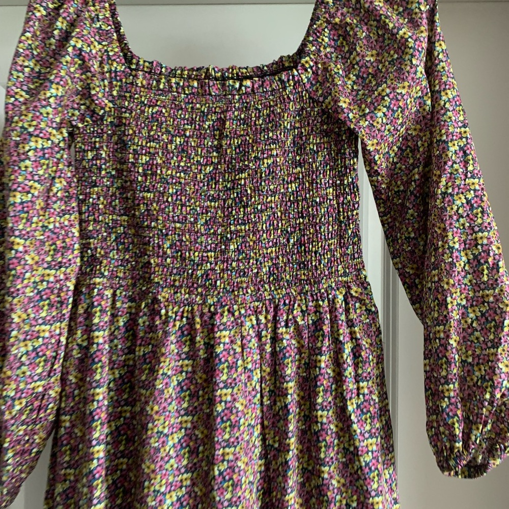 Organic cotton daydream dress in Liberty® Busy Izzy - Picture 5 of 11